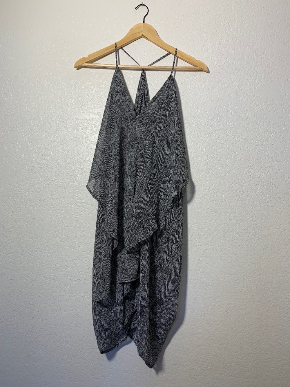 Poetry Ash Black and White Midi Dress | L